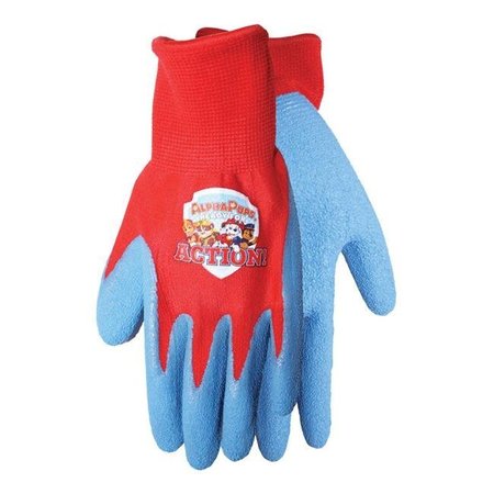 MIDWEST QUALITY GLOVES Midwest Quality Glove 7503766 Nickelodeon Kids Polyester Gardening Gloves - Red- pack of 6 7503766